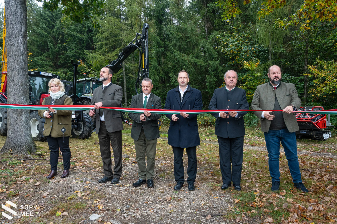 Új erdészeti eszközök Sopronban