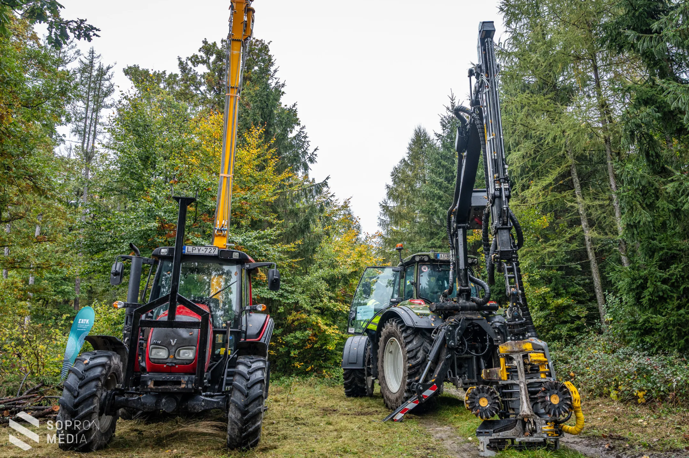 Erdészeti eszköz-átadó Sopron